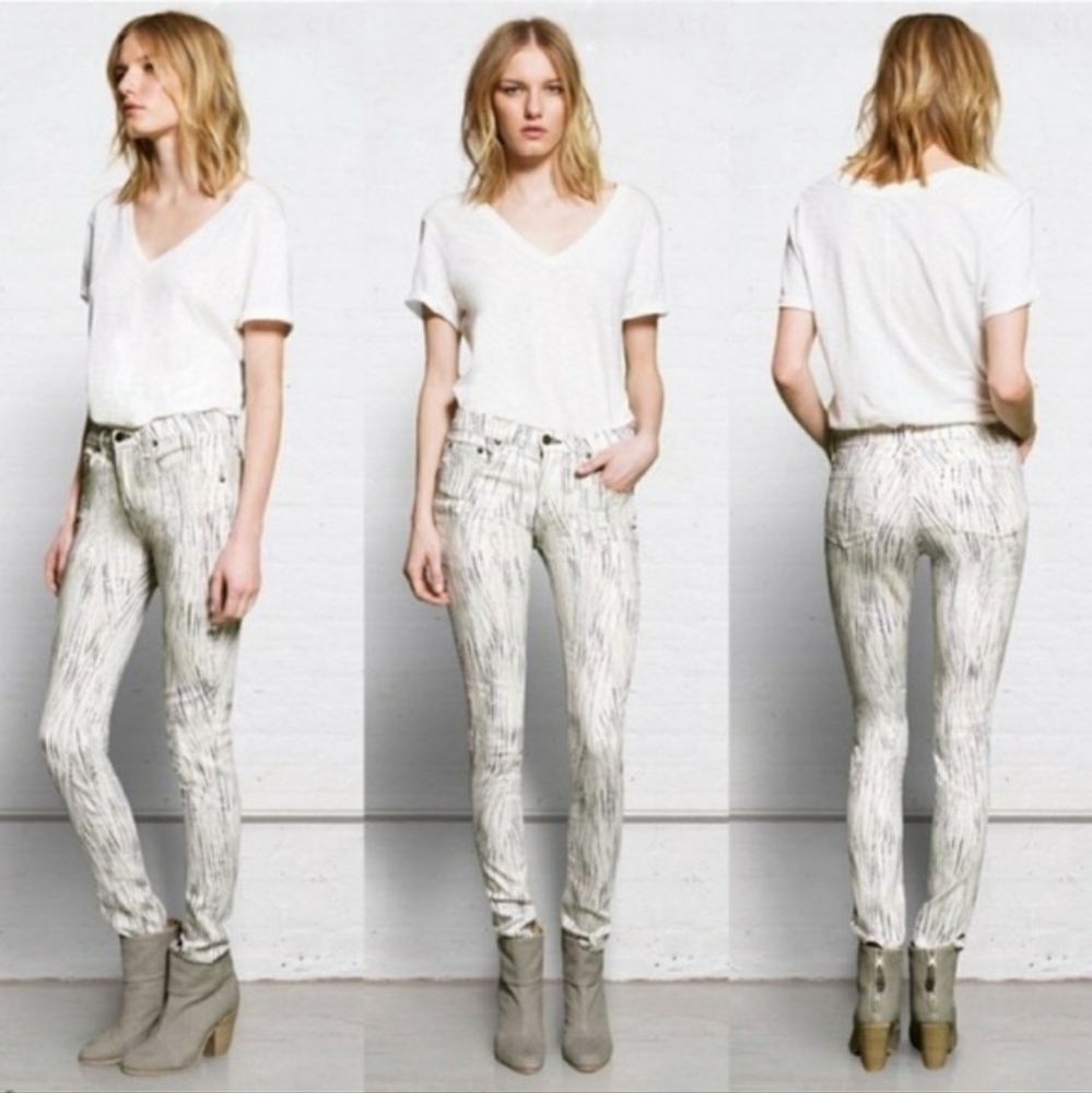 Nwt Rag and Bone Skinny Jeans Riptide, Size 26